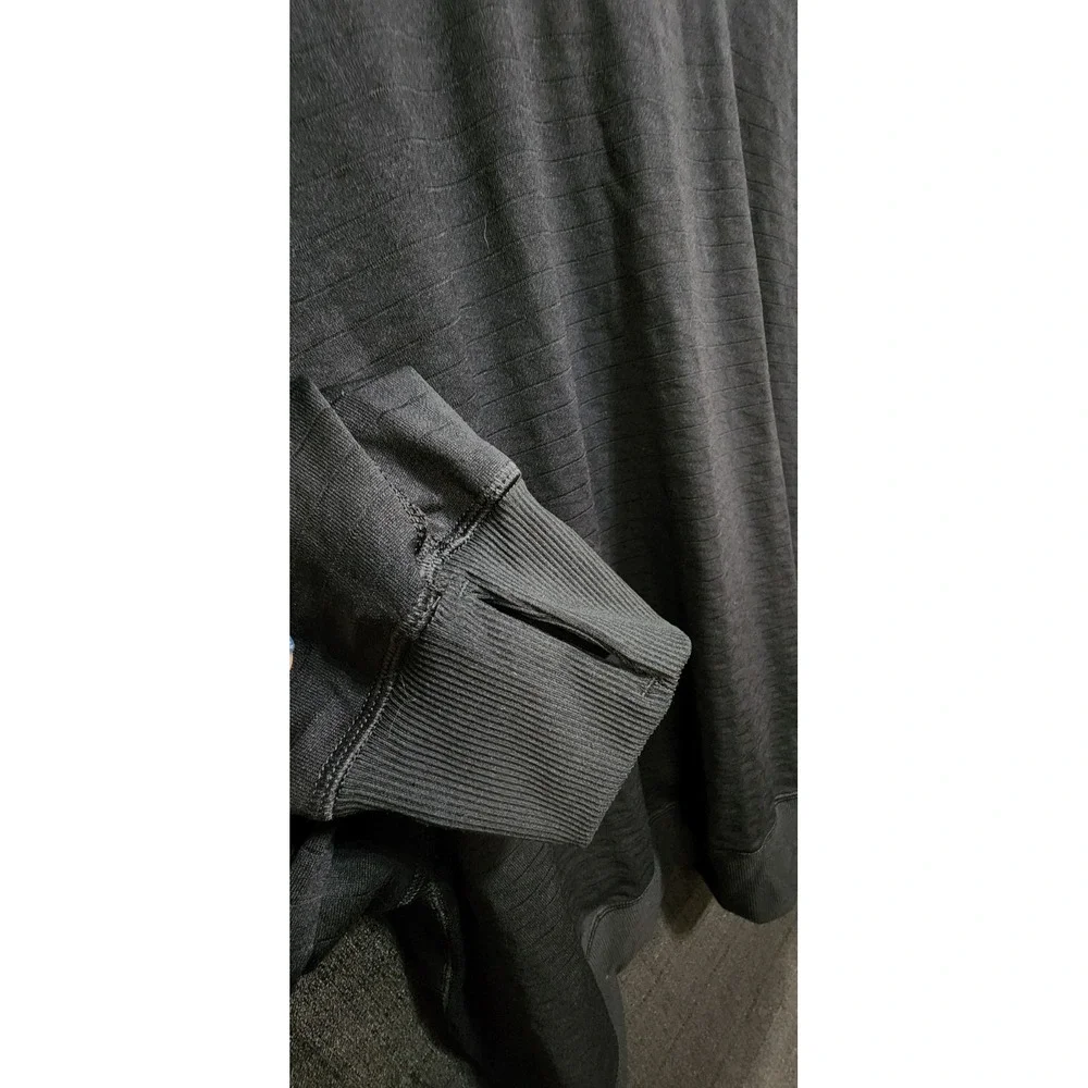 NIKE THERMA-FIT Element Crew Neck Sweatshirt‎ Sz 2X Black Active Gym Long Sleeve